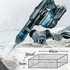 HM001GRMX_1充電作業量（目安）／ハツリ