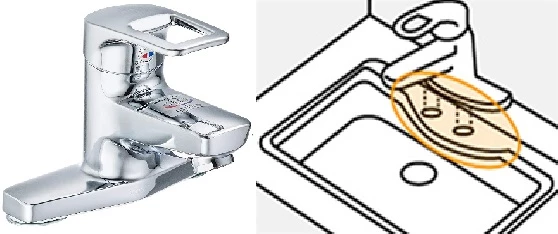 洗面用 ツーホールタイプ