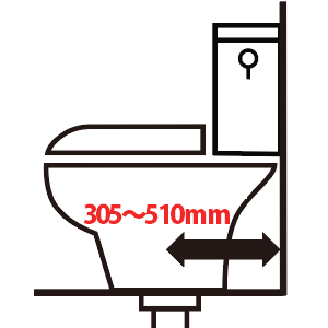 床排水 305mm~510mm