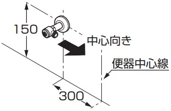 TOTO ピュアレストQR 左壁給水